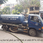 Dịch vụ hút bể phốt tại Hà Tĩnh rẻ nhất 0974.105.606