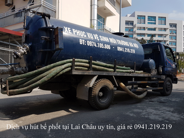 Dịch Vụ Hút Bể Phốt Tại Lai Châu Uy Tín Giá Rẻ 0941.219.219