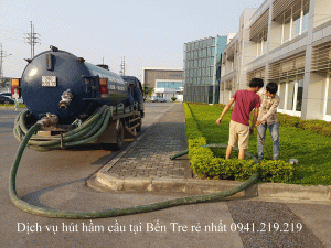 Dịch vụ hút hầm cầu tại Bến Tre rẻ nhất