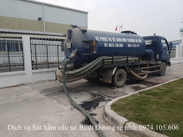 Dịch Vụ Hút Hầm Cầu Tại Bình Dương Rẻ Nhất 0974.105.606