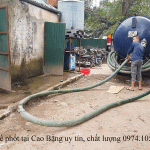 Hút bể phốt tại Cao Bằng uy tín, chất lượng