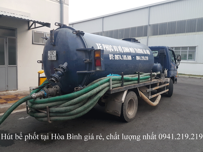 Hút Bể Phốt Tại Hòa Bình Giá Rẻ, Chất Lượng 0974.105.606