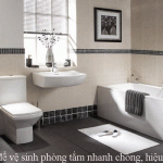 Làm sao để vệ sinh phòng tắm nhanh chóng, hiệu quả