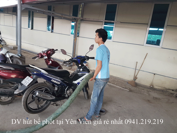 DV Hút Bể Phốt Tại Yên Viên Giá Rẻ Nhất 0941.219.219