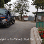 Hút bể phốt tại Tân Xã huyện Thạch Thất chất lượng 0941.219.219