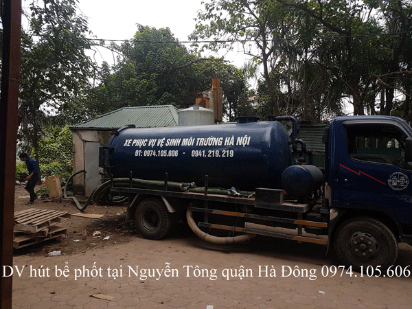 DV Hút Bể Phốt Tại Nguyễn Tông Quận Hà Đông 0974.105.606
