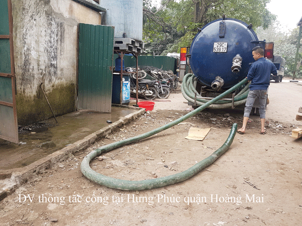 DV thông tắc cống tại Hưng Phúc quận Hoàng Mai 0941.219.219