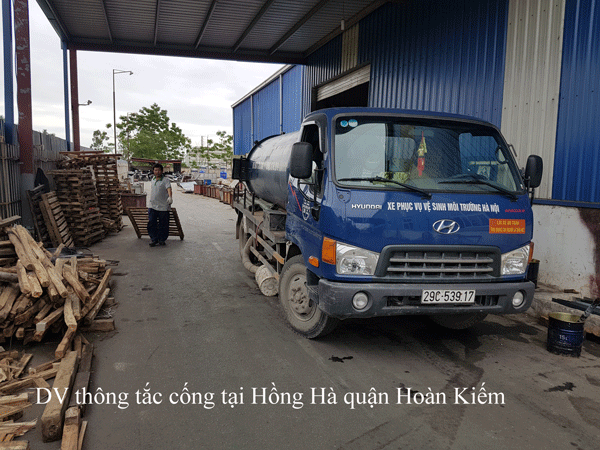 DV thông tắc cống tại Hồng Hà quận Hoàn Kiếm 0941.219.219