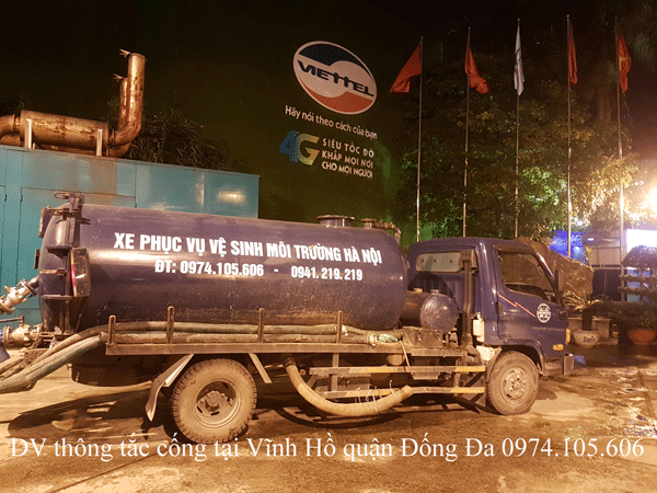 DV Thông Tắc Cống Tại Vĩnh Hồ Quận Đống Đa 0974.105.606