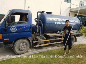 DV hút bể phốt tại Lâm Tiến huyện Đông Anh rẻ nhất 0974.105.606