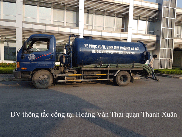 DV Thông Tắc Cống Tại Hoàng Văn Thái Quận Thanh Xuân